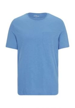 S.Oliver Red Label T-Shirt, Baumwolle, Für Herren 5390 LIGHT BLUE