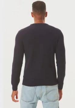 ESPRIT Pullover, Baumwolle, Rundhals, Uni, Für Herren Navy -Jacke Hose Verkäufe unnamed file 811