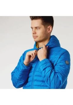 GLOBETROTTER Steppjacke, Uni, Kapuze, Reißverschluss, Eingrifftaschen, Für Herren 46285-ROYAL -Jacke Hose Verkäufe unnamed file 846