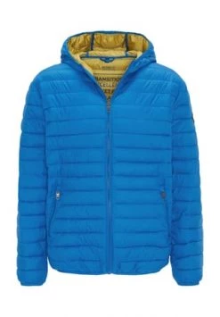 GLOBETROTTER Steppjacke, Uni, Kapuze, Reißverschluss, Eingrifftaschen, Für Herren 46285-ROYAL -Jacke Hose Verkäufe unnamed file 848