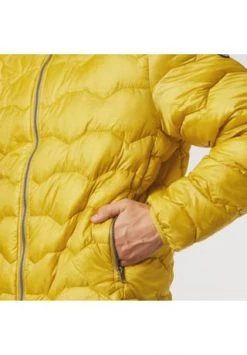 GLOBETROTTER Steppblouson, Kapuze, Kinnschutz, Andersfarbiges Innenfutter, Für Herren 25362-LEMON -Jacke Hose Verkäufe unnamed file 851