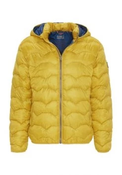 GLOBETROTTER Steppblouson, Kapuze, Kinnschutz, Andersfarbiges Innenfutter, Für Herren 25362-LEMON -Jacke Hose Verkäufe unnamed file 853