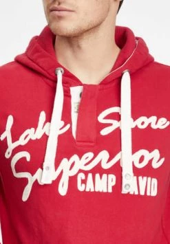 CAMP DAVID Hoodie, Kapuze, Print, Für Herren TOMATO -Jacke Hose Verkäufe unnamed file 870