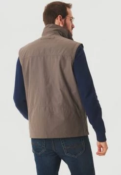 DUNMORE Weste, Uni, Für Herren Taupe -Jacke Hose Verkäufe unnamed file 875