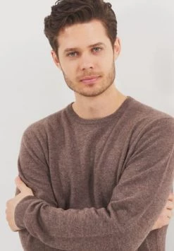 GALERIA Cashmere Pullover, Rundhals-Ausschnitt, Breite Rippabschlüsse, Für Herren 15 BRAUN 9 GALERIA Cashmere Pullover, Rundhals-Ausschnitt, Breite Rippabschlüsse, Für Herren 15 BRAUN -Jacke Hose Verkäufe unnamed file 881