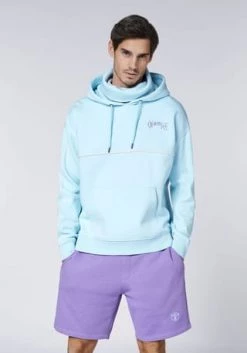 CHIEMSEE Hoodie Mit Kragen Und Kapuze Cool Blue -Jacke Hose Verkäufe unnamed file 916