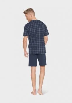 GÖTZBURG Schlafanzug, Kariert, Für Herren Blau -Jacke Hose Verkäufe unnamed file 926